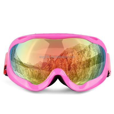 China Impact Resistance Snowboarding Ski Glasses Goggles Real Full Anti-fog Lens Ski Sports for sale