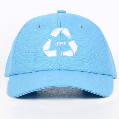 China CHANGRONG RPET Custom Made COMMON Logo Football Baseball Cap High Quality Eco-Friendly Hat Canvas Embroidery Sports Hat for sale