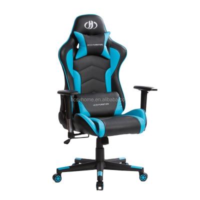 China High quality Blue Best Affordable Chair Gaming Modern Leather Swivel Metal Gaming Chair cadeira gamer for sale