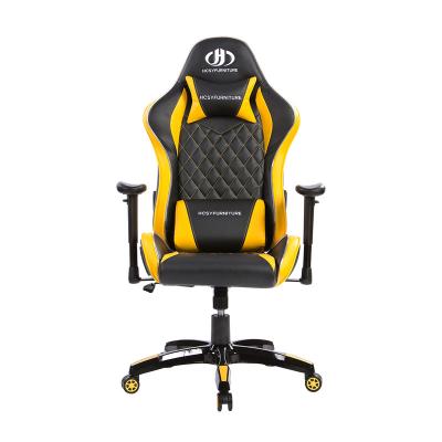 China Modern Swivel Gamer Chair Computer Racing Computer Chair Led Rgb Racing Light Gaming Chair for sale