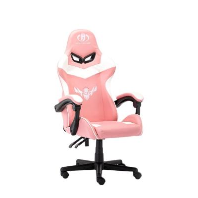 China 2021 Amazon Hot Selling Budget Cheap Ergonomic Recliner Swivel Gamer Computer Pink Gaming Chair for sale