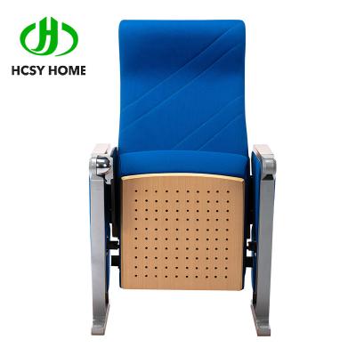 China 2022 New style Used in theater cinema lecture conference hall slow return folding vip auditorium chairs seats with writing table for sale