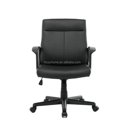 China Adjustable OEM Customized Executive Desk Leather Adjustable Office Chair Sillas De Oficina en venta