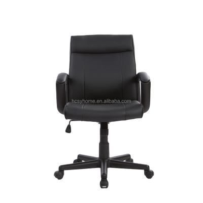 China Silla Oficina Revolving Luxury Chair Office Office Swivel Chair Desk Chair Leather Executive Visitor Office Chairs for sale