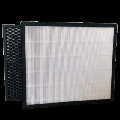 China High Efficiency Air Filter Low Resistance Pleated Replacement Activated True Carbon Air Purifier Hepa Filter for sale