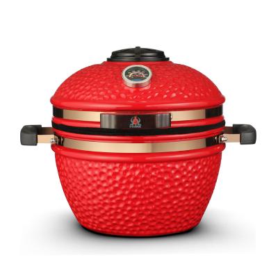 China Wholesale Easily Assembled China 13 Inch Mini Green Egg Grill Kamado Gas Ceramic Medium Kamado BBQ Grill for sale