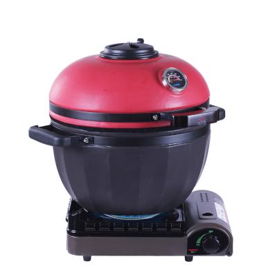 China Wholesale Easily Assembled China Mini Kamado Grill Bbq Ceramic Gas BBQ Grill Portable Indoor Kitchen Pizza Oven for sale