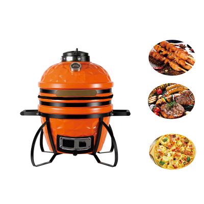 China Wholesale portable outdoor kamado BBQ grill china manufacturer easily assembled kitchen16 inch charcoal bbq ceramic grill for sale