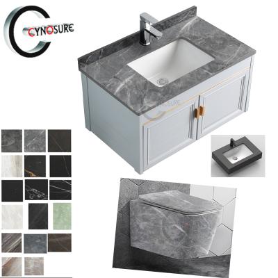 China New Concealed Tank Design Market Trends Bathroom Toilet And Wall Hung Combo Toilet With Marble Finishing for sale