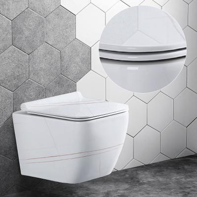 China Concealed Cistern Sophisticated Technologies P Trap WC Tankless Ceramic Toilets Wall Hung Rimless Luxury Toilet for sale