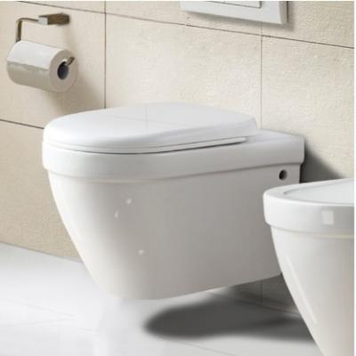 China European Ceramic Hidden Cistern Wall Hung Toilet Bowl P-trap 180mm Rough-in Washdown Wall Hung Toilet for sale