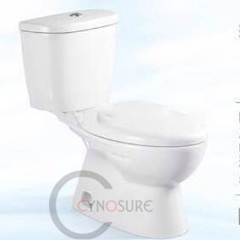 China CY2838-CHEAP Double-flush Siphonic WC Two Piece Washdown Toilet for sale