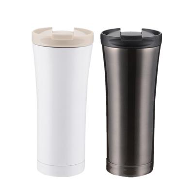 China Viable Promotional Good Quality Portable Vacuum Milk Cup Stainless Steel Car Cup 500ml Coffee Mug for sale