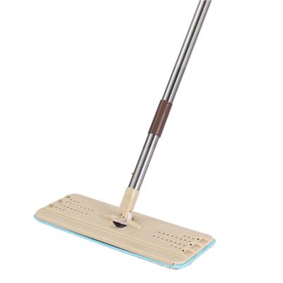 China 2020 Viable New Original Assemble Microfiber Hand Mop Free Flat Floor Cleaning Magic Flat Mop for sale