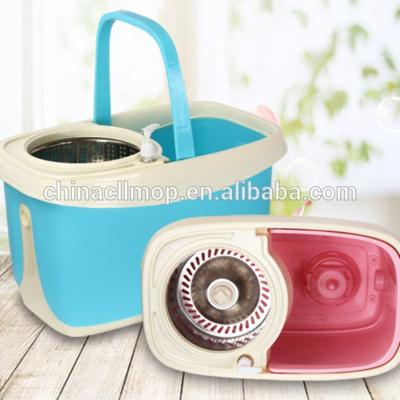 China Sustainable Hot Selling Floor Broom 360 Magic Rotating Cleaning Broom With Bucket for sale