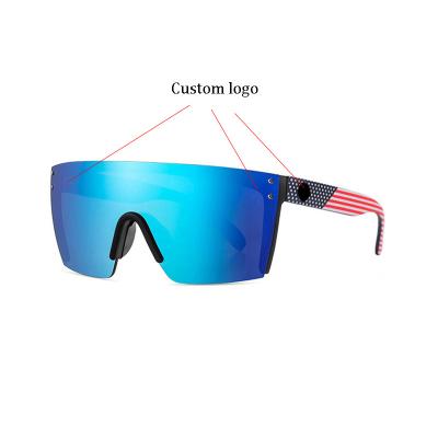 China Rectangle Amazon hot-selling cycling driving high quality real movie quality outdoor sports sunglasses heat wave sunglasses for sale