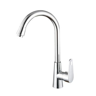 China Single Handle Faucets Manufacturer Supply Deck Mounted Handle Zinc Kitchen Faucets Metered Pull Down Faucet for sale