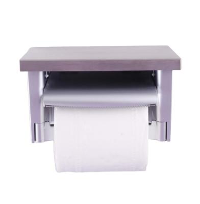 China Modern Durable Cheap Tissue Holder Toilet Paper Roll Holder Toilet Paper Holder Dispenser With Shelf for sale