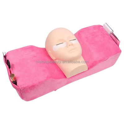 China Natural Custom Eyelash Pillows Memory Foam Eyelash Extension Pillow For Salon for sale