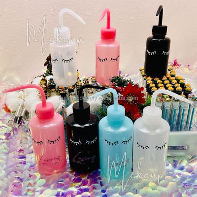 China Soft 150mL 250mL 500mL Tattoo Lab Natural Light Blue Liquid Tip Storage Plastic Empty Squeeze Rinse Bottle Green Soap Rose Tool for sale