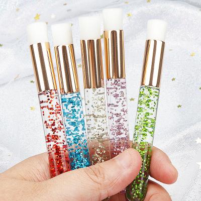 China Natural Eyelash Lash Extensions Eyelash Cleaner Glitter Lash Shampoo Brush Eyelash Cleaning Brush for sale