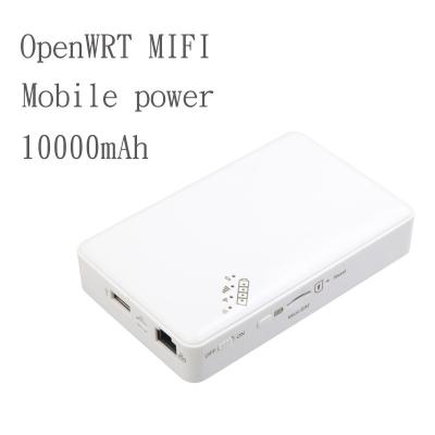 China MINI WIFI customized wireless router openwrt 4g with 10000mAh router pocket router for sale