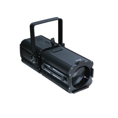 China Theater 3200K 5600K Iris Stand Led COB Gobo Projector Zoom 200w Profile Light for sale