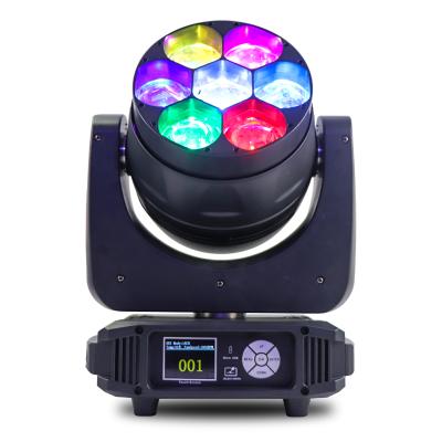 China Super Pixel Wash Beam/Wall Effect New Pixel 7x40w Zoom Beam Wash Led Moving Head Stage Light for sale