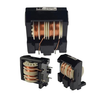 China ET28 electronic high frequency transformer 220v to 110v pcb potential transformer step up transformer for sale