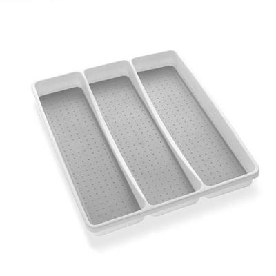 China Sustainable 5-Compartments Drawer Organizer, Non-Slip Kitchen Cutlery Tray, Utensil and Silverware Drawer Divider for sale