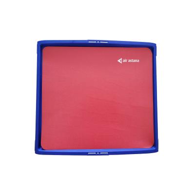 China Hotel Restaurant Home Airline Use Paper Non Slip Tray Mat Air Astana Logo Non-Slip Tray Paper for sale