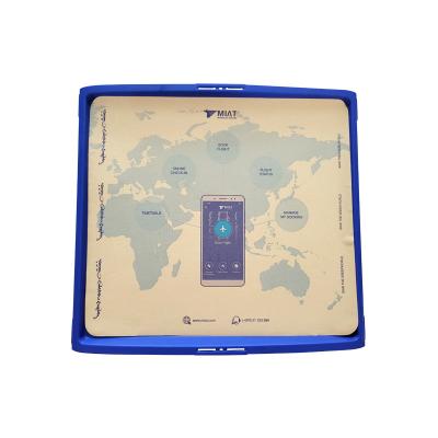 China CLASSIC Print Shop Airline Tray Custom Anti-Slip Paper Mat Disposable Offset Mats for sale