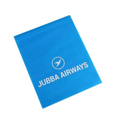 China Waterproof Custom Printed Non Woven Fabric Disposable Airline Seat Cover Airplane Headrest Cover for sale