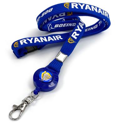 China Professional Custom High Quality Gift Arilines Lanyard Ryanair Lanyard for sale