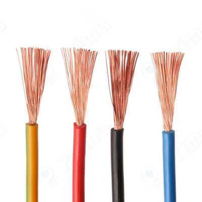 China Cost Effective Solid Copper Connecting And Control Wires RV Single Core PVC Insulated RV for sale