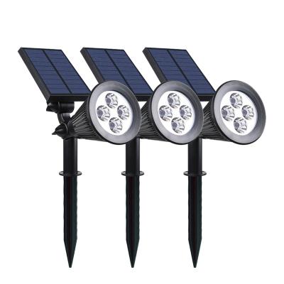 China LANDSCAPE Luces Solares Waterproof Outdoor Powered Led Garden Stree Spike Spot Lights Solar Spotlight for sale