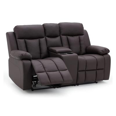 China XIHAO Extendable Living Room Furniture PU Leather Recliner Sofa Set Recliner Sofa 2 Seater for sale