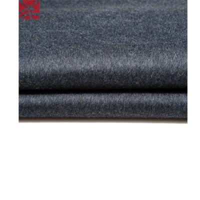 China Sustainable High Quality Double Sided Fleece Woven Woolen Yarn Manufacturer Yarn Dyed Fabric For Overcoat Suit Skirt Fabric for sale