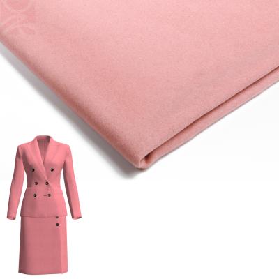 China Good Quality Sustainable Double Faced Fleece Woven Woolen Yarn Manufacturer Yarn Dyed Fabric For Coat Suit Skirt Pants Clothinging for sale