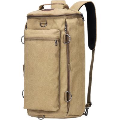 China Large Capacity Waterproof Men's Trend Fashion Travel Canvas Outdoor Backpack for sale