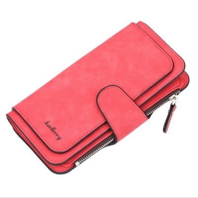 China OEM Waterproof Multiple Color Women Scrub Lady Purses Ladies Clutch Long Leather Wallet Female Portable Wallet for sale