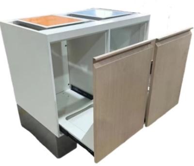 China Modern Custom store display furniture decoration trash cabinet pharmacy showcase for clinic medicine for sale