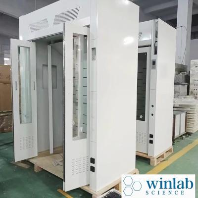 China Modern Factory price steel certified laboratory fume hood lab fume cupboard for laboratory Walk in fume hood for sale