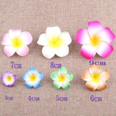 China Hair accessories/artificial flower of simulation flower apparel wedding hat decoration garment flower/Frangipani shoes foam for sale