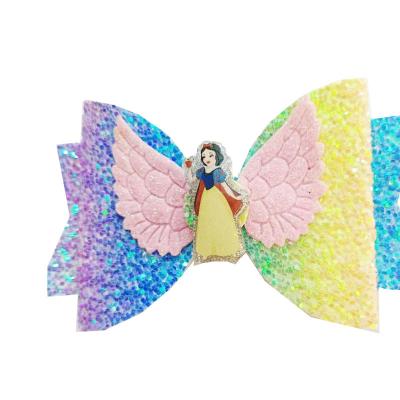 China Aliexpress Classic Resin Princess Butterfly Angel Wings Hair Clip Long Fashionable Hot Mermaid Hair Accessories for sale