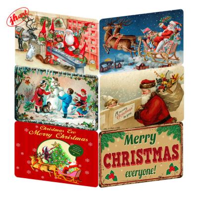 China Europe Christmas Tin Sign 12