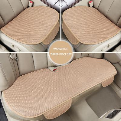 China Seat Protective Breathable Fabrics Cushion Universal Car Front Rear Seat Cover For Summer for sale