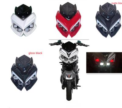 China 2021 hot sales electric electric light black aluminum two-wheeler front two-wheeler bicycle MHW monkey king locomotive head lighlocomotive for sale