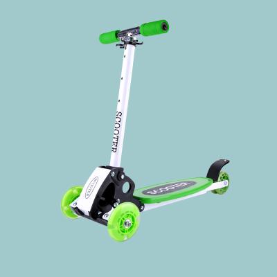 China 2019 New 4 Wheel Led Adjustable Foldable Girl Boy Kick Scooter Baby Kids Foot Scooter for sale