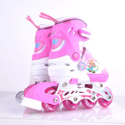 China EPE+EVA+Air mesh+ leather cheap kids adjustable roller blade city run inline skates on sale with free present for sale